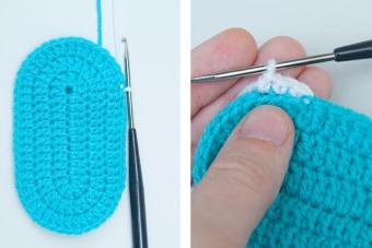 Crochet booties, basic principles of knitting