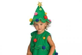 Como costurar uma linda fantasia de árvore de Natal para uma menina no Ano Novo: ideias de looks e maneiras de costurá-los