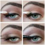 Maquillaje con flechas según la forma de los ojos.